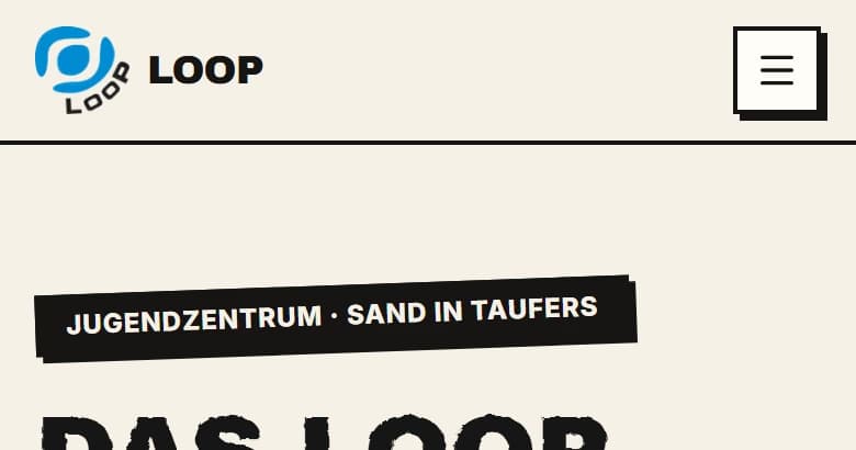 LOOP — neue Website von Lush Systems: mutige, klare Jugendmarke