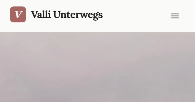 Valli Unterwegs — neue Website von Lush Systems: redaktionelles Magazin-Layout